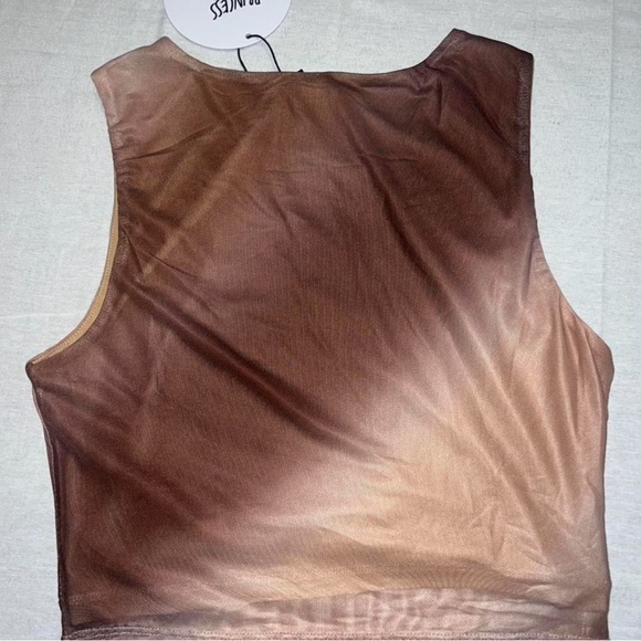 NWT Princess Polly Ombre Brown Tank Top - Picture 3 of 3